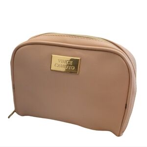 Vince Camuto Blush Pink Cosmetic Bag NWOT